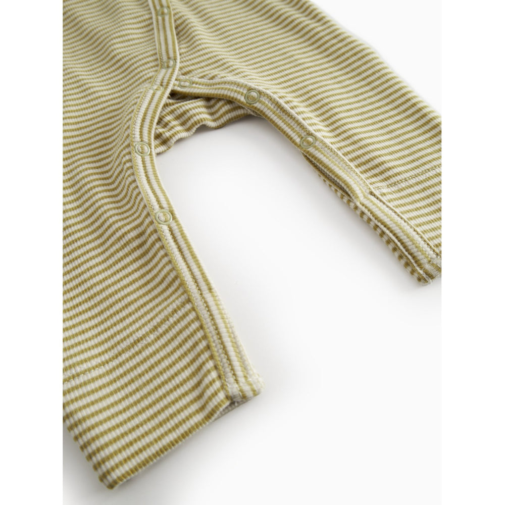 Køb MarMar Newborn Modal Fine Rib Olive Stripe Rikke Heldragt