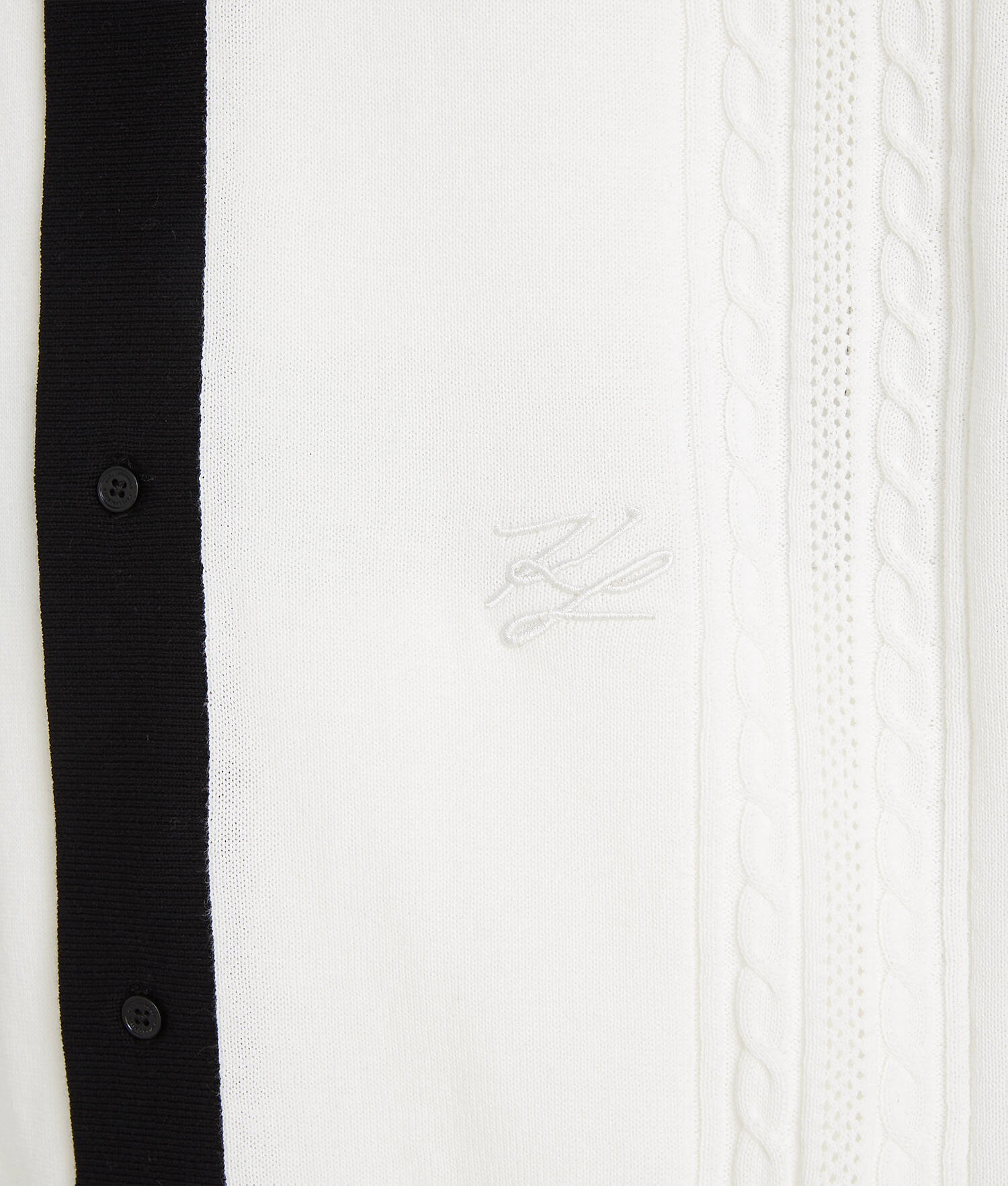 CHEMISE EN TRICOT À MANCHES COURTES - Immaculé