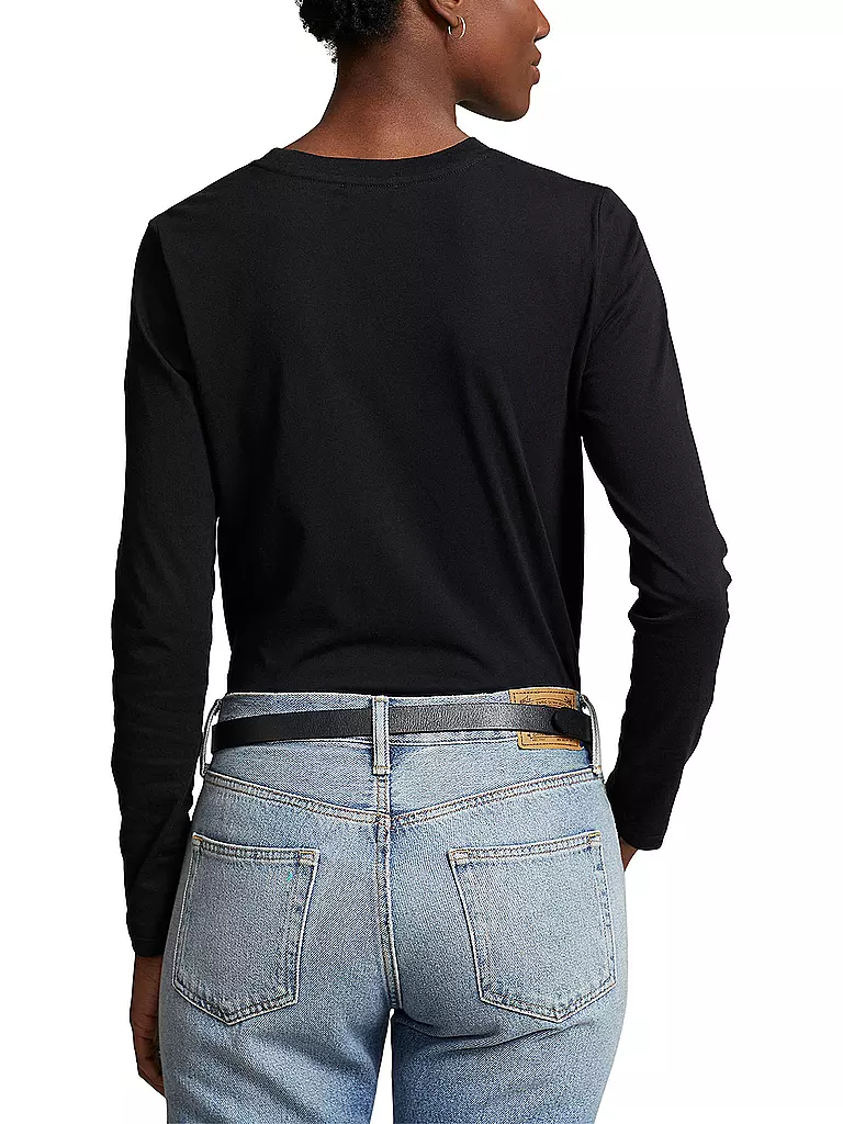 POLO RALPH LAUREN Langarmshirt schwarz