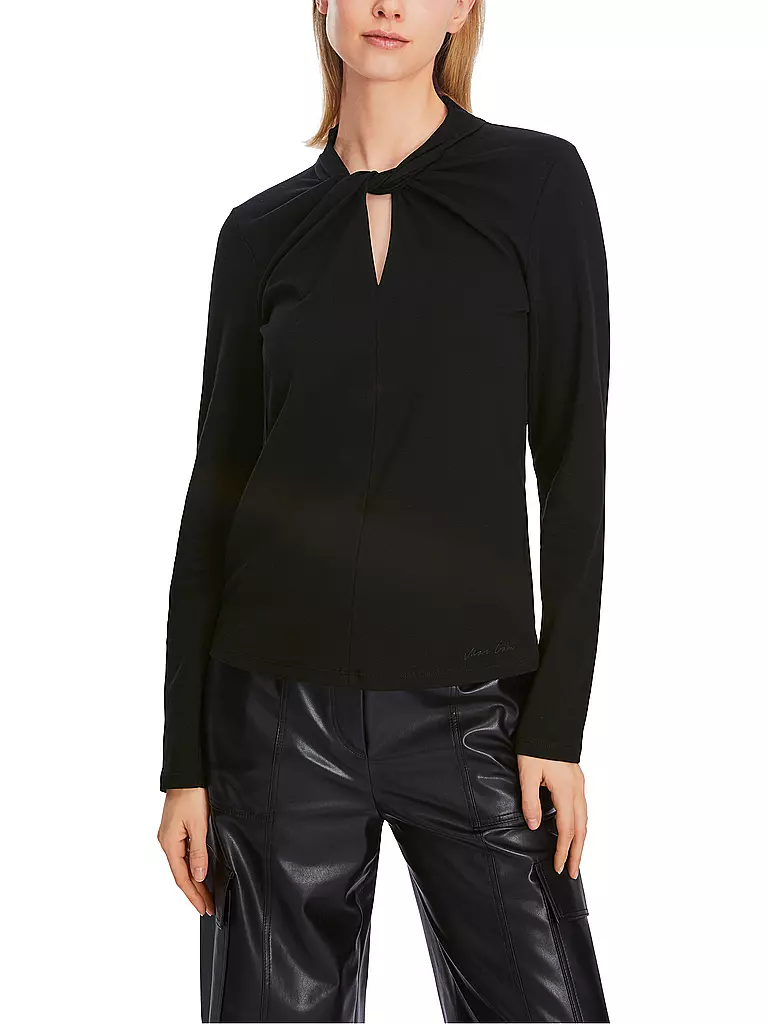 MARC CAIN Langarmshirt schwarz