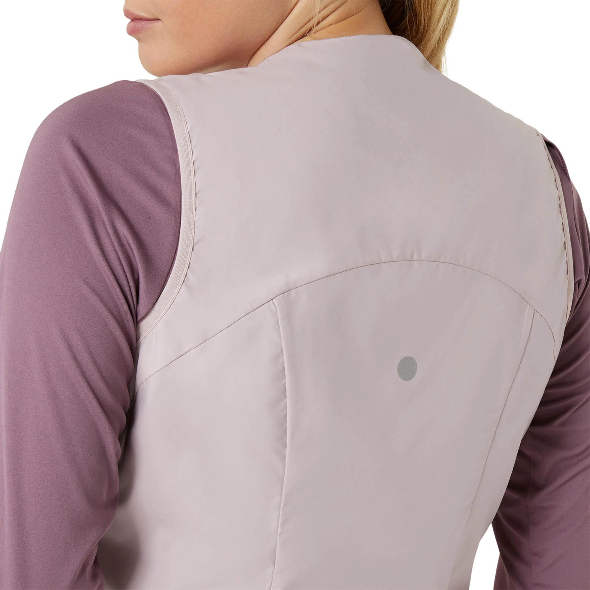 ASICS Nagino Run Padded Gilets De Course Femmes - Écru