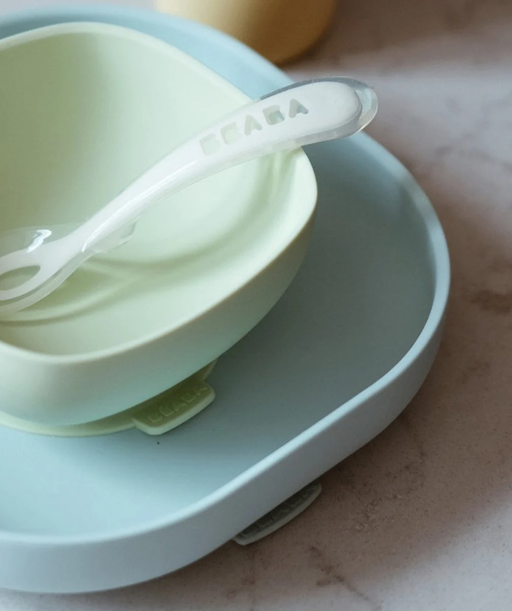BEABALOT DE 4 CUILLÈRES PREMIER ÀGE EN SILICONE