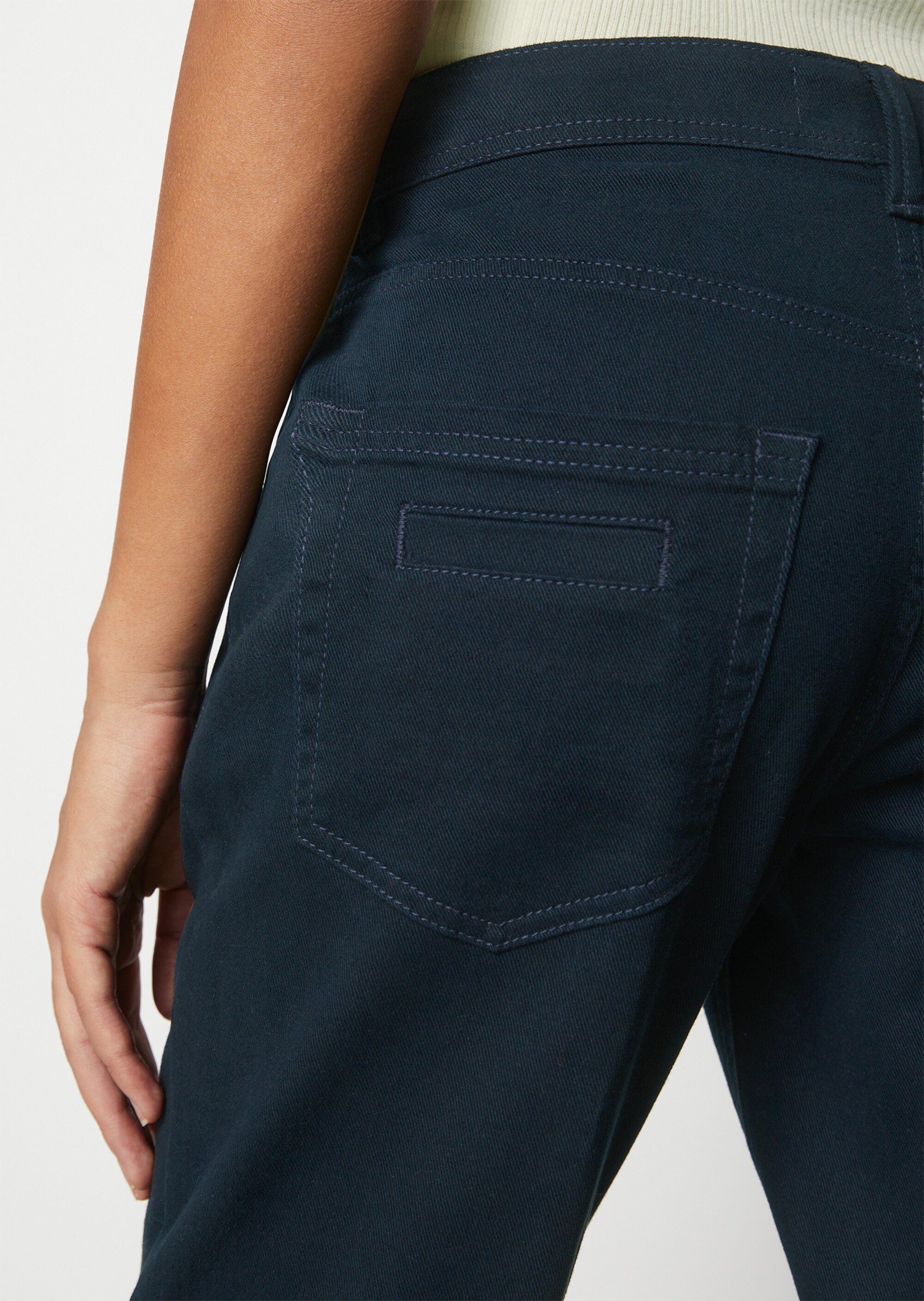 Jeans Modell THEDA boyfriend cropped aus Brushed Cotton-Twill
