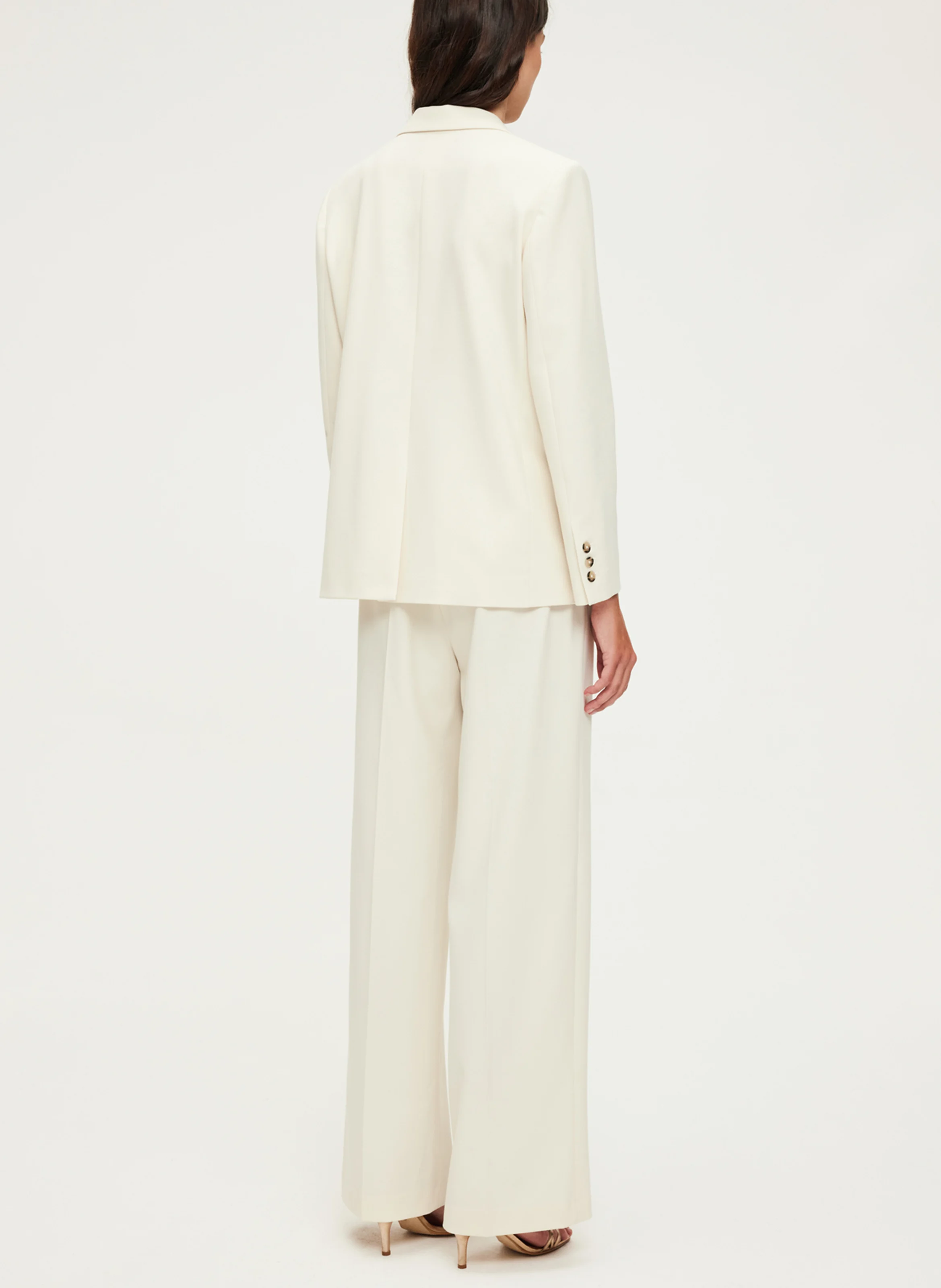 MADELEINE - Veste de tailleur droite| Beige