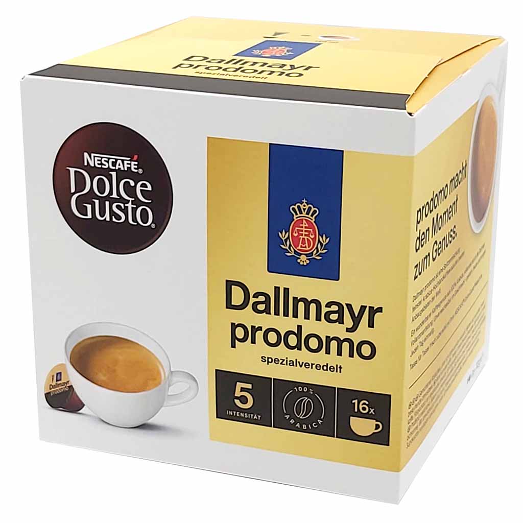 Nescafe Dolce Gusto Kapseln Dallmayr Prodomo 16 Tassen 112g MHD:30.11.25