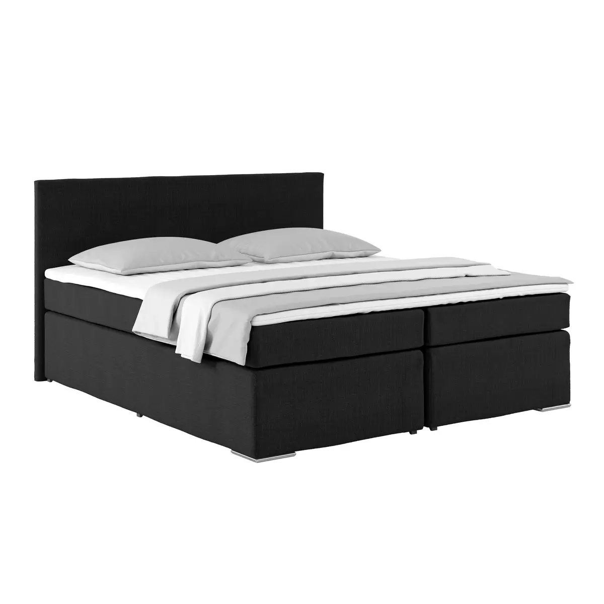 Boxspringbett Nero 180 x 200 Schwarz