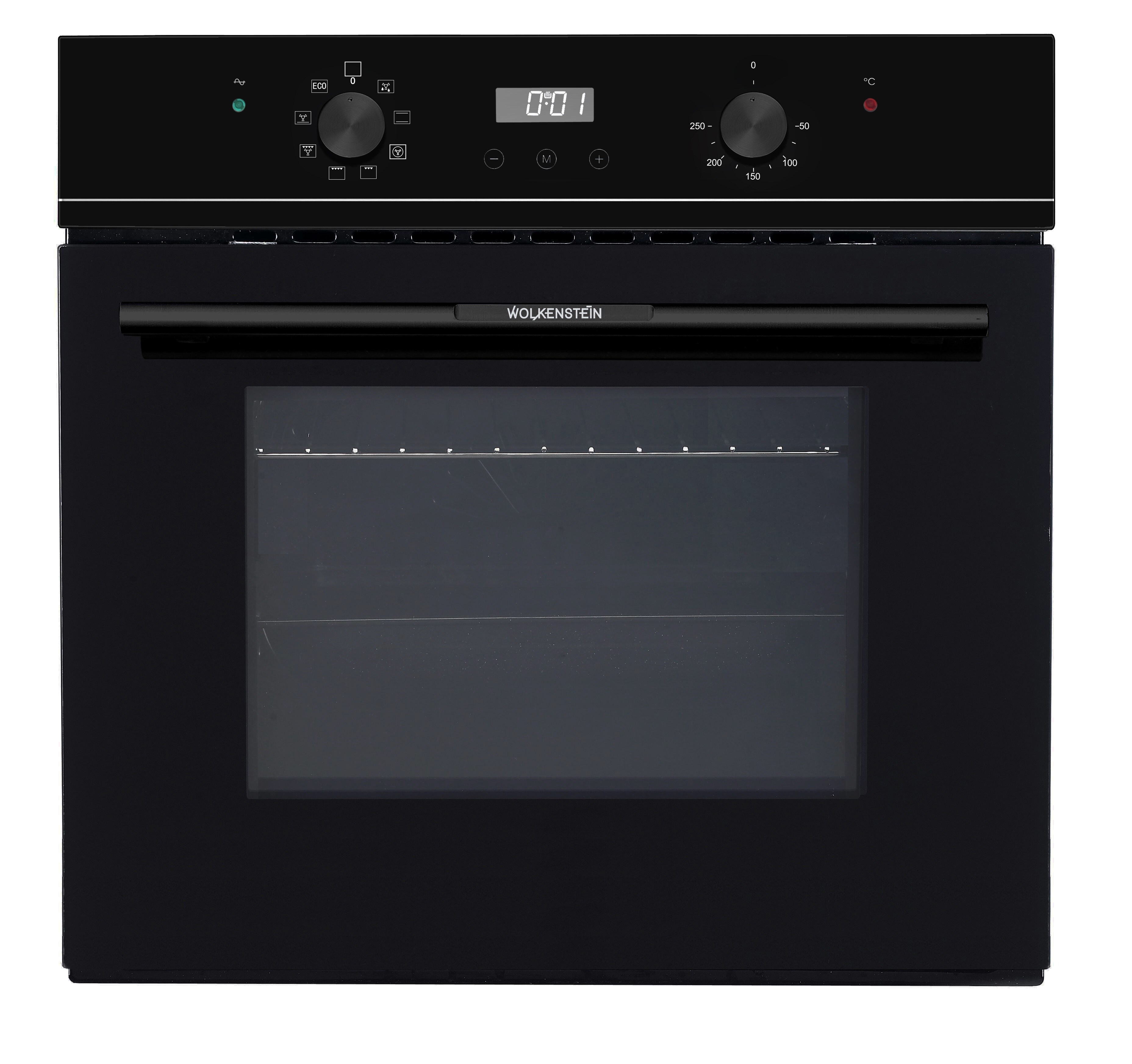 Wolkenstein Einbaubackofen WMO 80, 62 Liter Garraum, 8 Funktionen