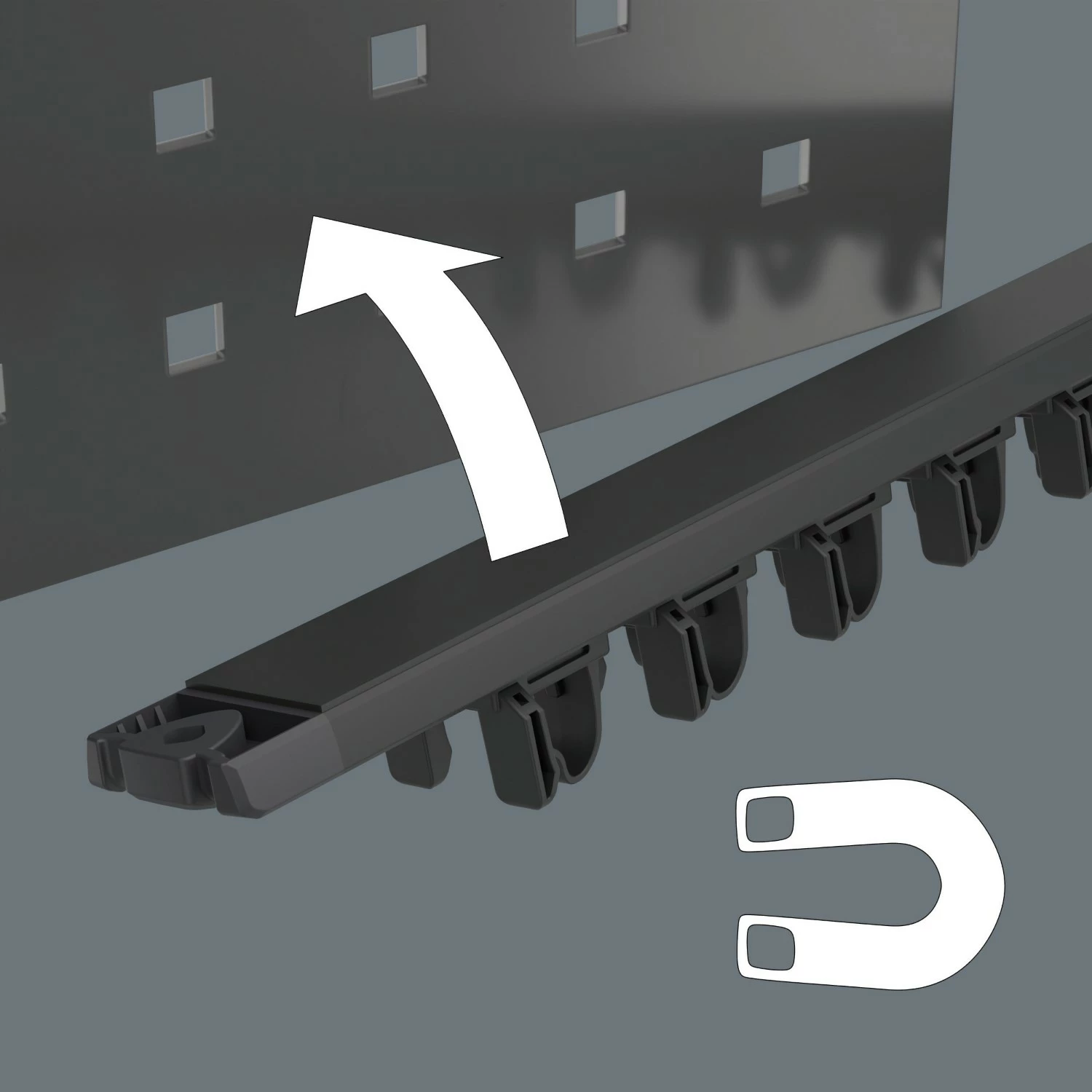 Wera 05051012001 9650 9-delig Magneetstrip Kraftform Schroevendraaierset