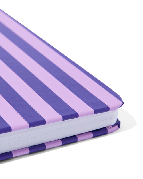 carnet A6 spirale carton rayures