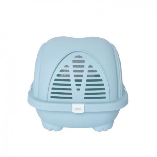 Transportadora M Pets Skyline Branca e Cinza para Cães e Gatos