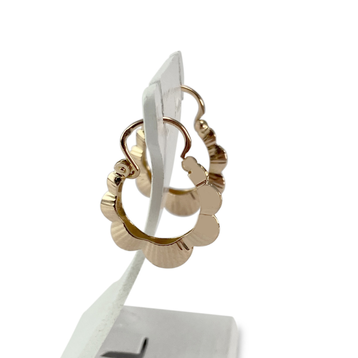 Boucles d'oreilles d'occasion or 750 jaune