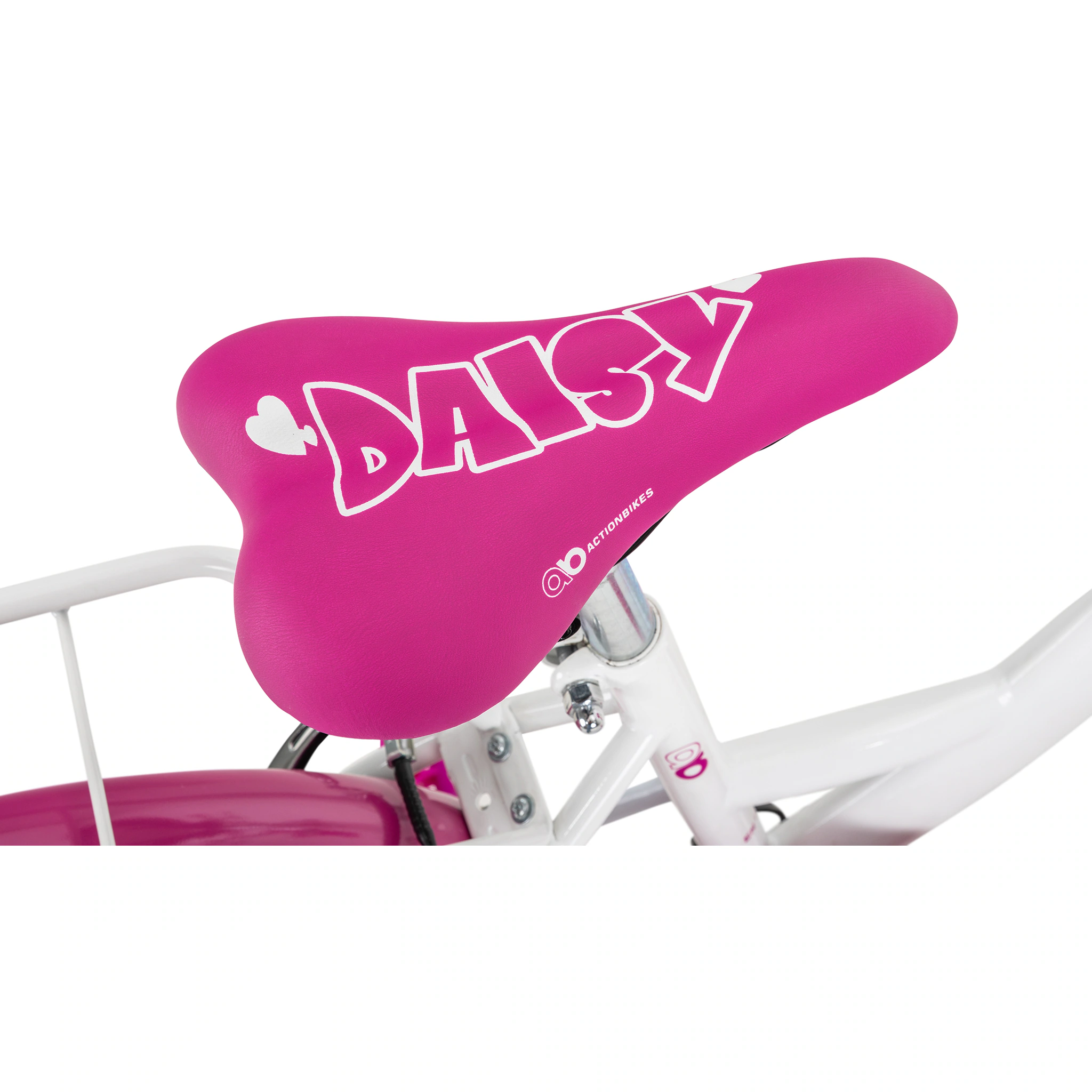 Actionbikes Kinderfahrrad Daisy 20 Zoll, pink, V-Brake-Bremsen, Antirutschgriffe, Kettenschutz, Korb (East)