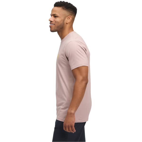 T-shirt escalade BLACK DIAMOND SHREDDED SS TEE PALE MAUVE