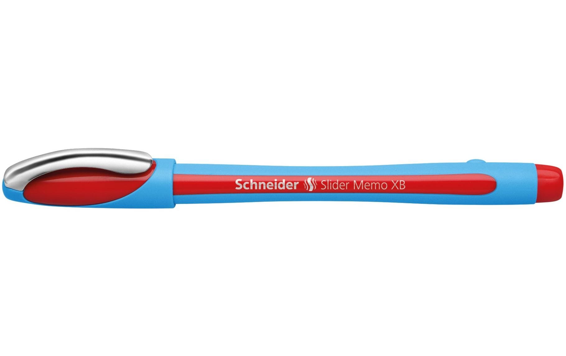Kugelschreiber Slider Memo Blau/Rot, 1 StückKugelschreiber mit Kappe