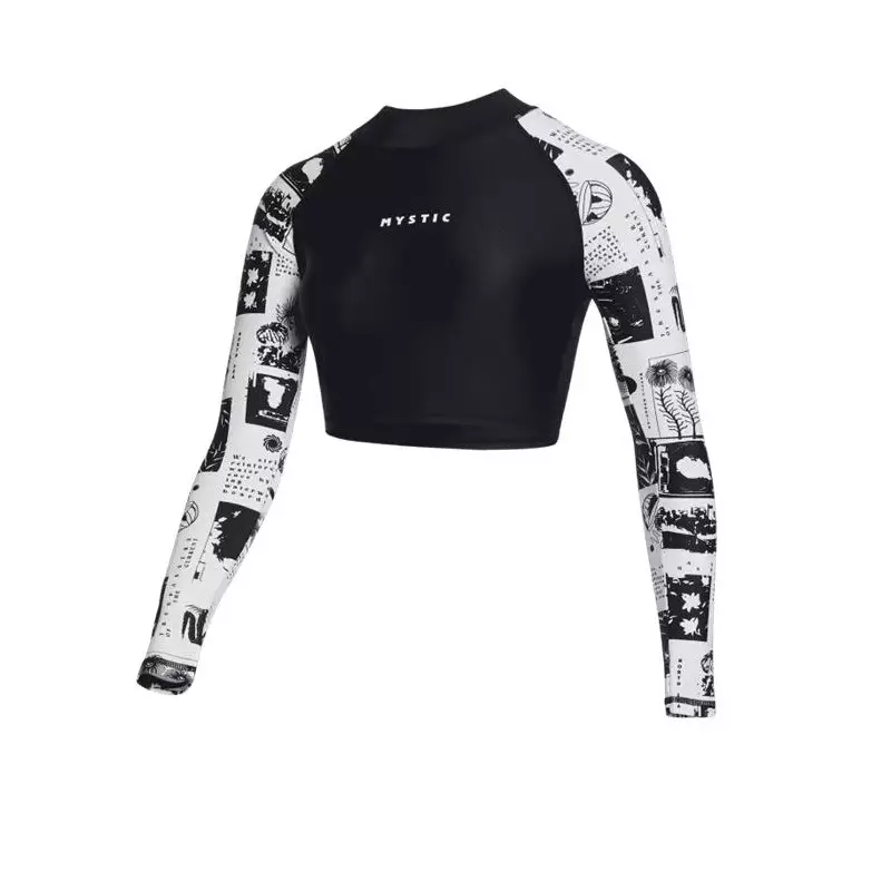 Lycra femme MYSTIC Jayde L/S Rashvest Off White