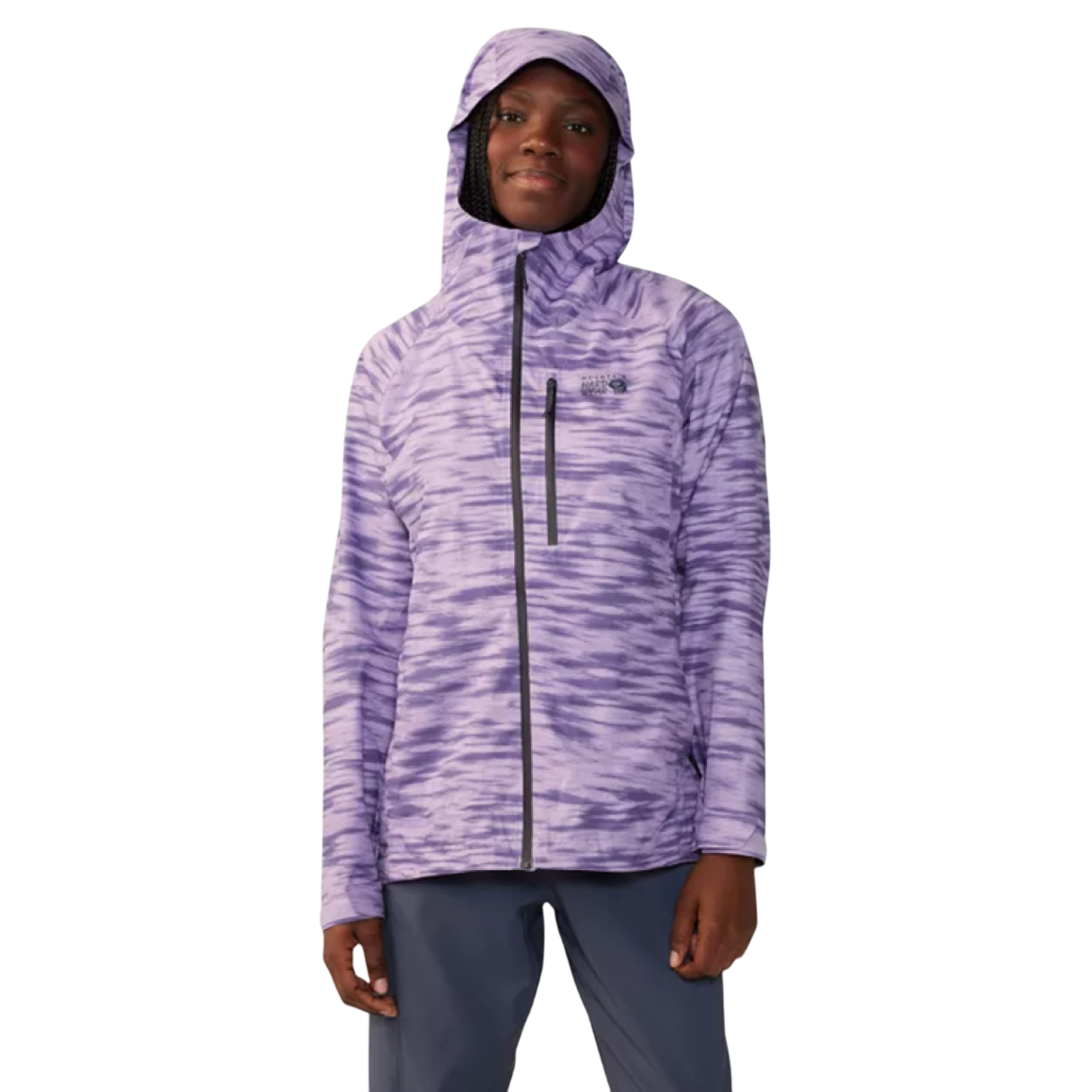 Regenjacke Stretch Ozonic wisteria frequency print 568