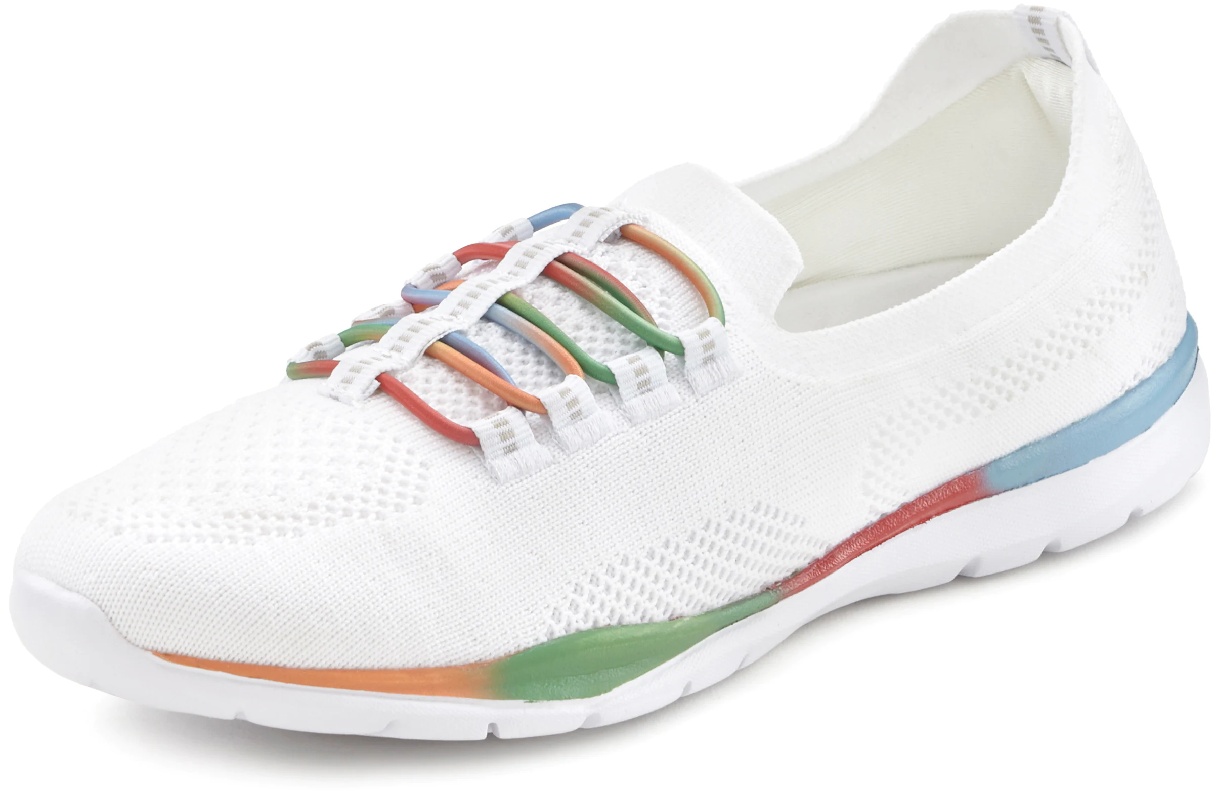 LASCANA Sneaker in weiß-multi