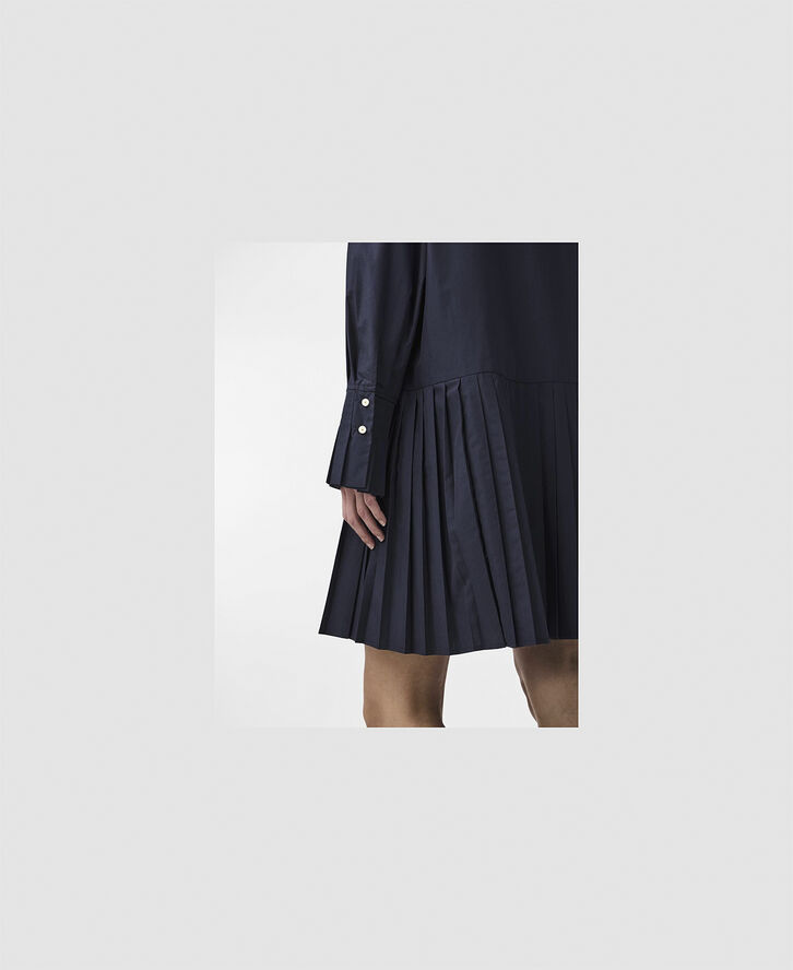 YAS YASROYANNA LS SHIRT DRESS S. Navy blazer