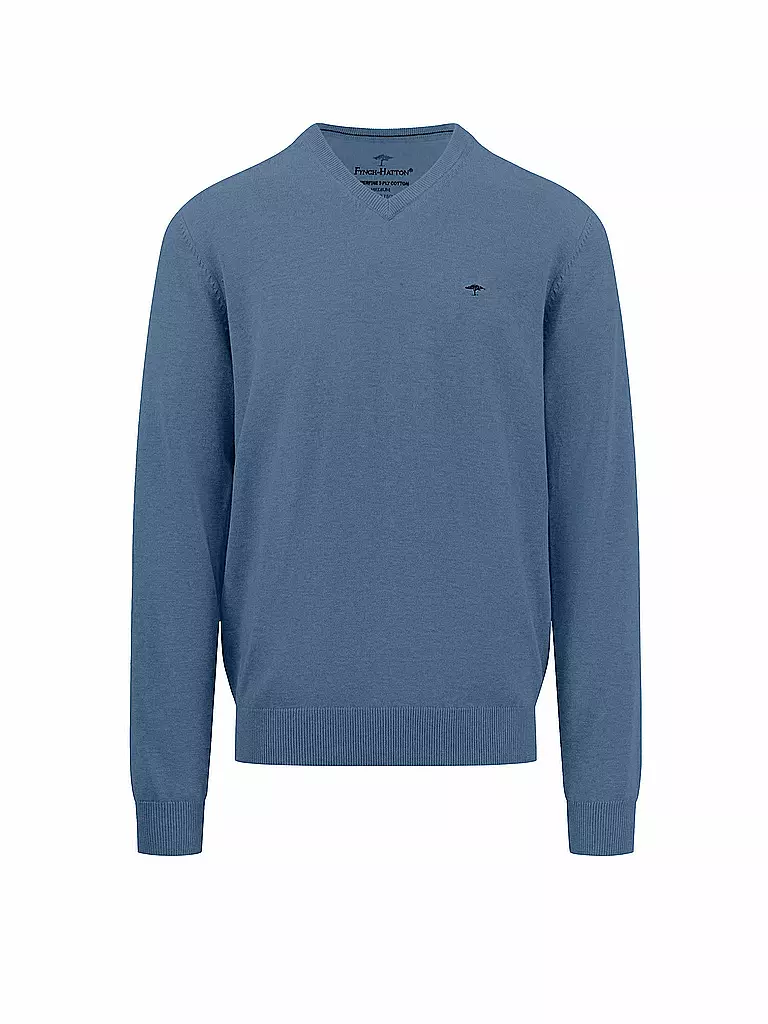 FYNCH HATTON Pullover hellblau