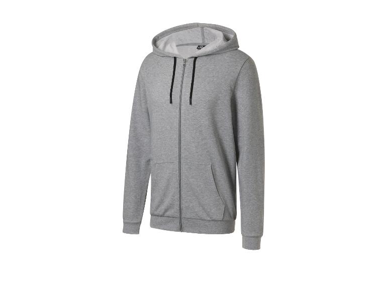 Heren hoodie met rits