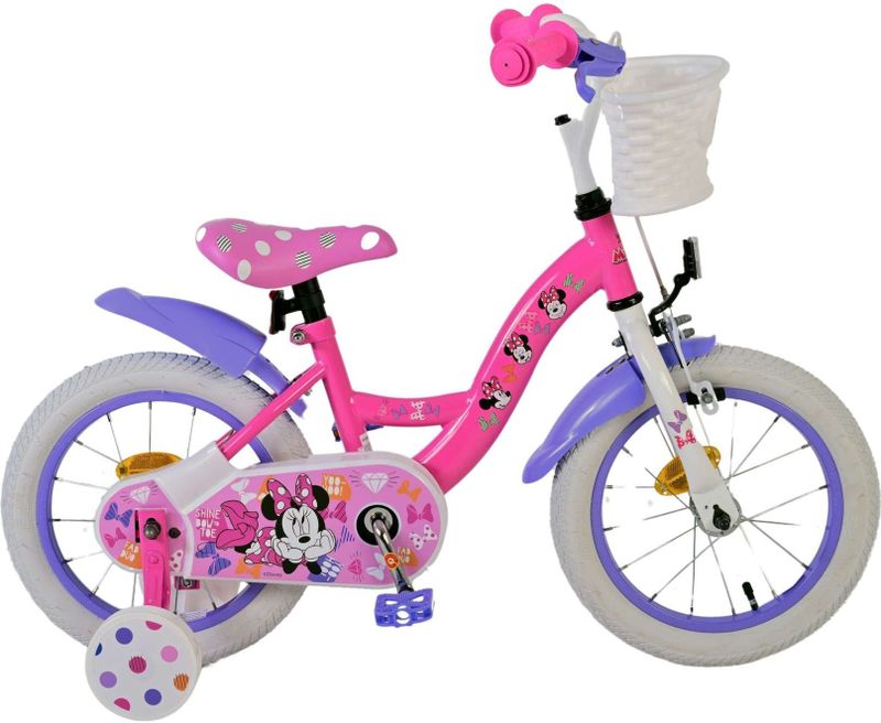 Disney - Minnie - Kinderfiets - Roze - 14 Inch