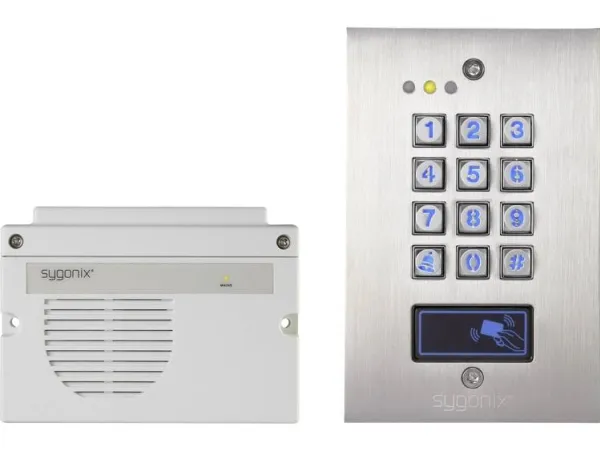 Sygonix 1582021 Kodelås Planforsænket IP66 med belyst tastatur, med separat analyseenhed