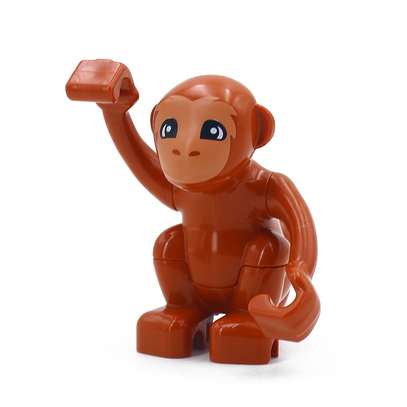 (10-tlg. Set) Grosse Tier Figuren Bricks Elemente Kinder Spielzeug - Wald Tiere