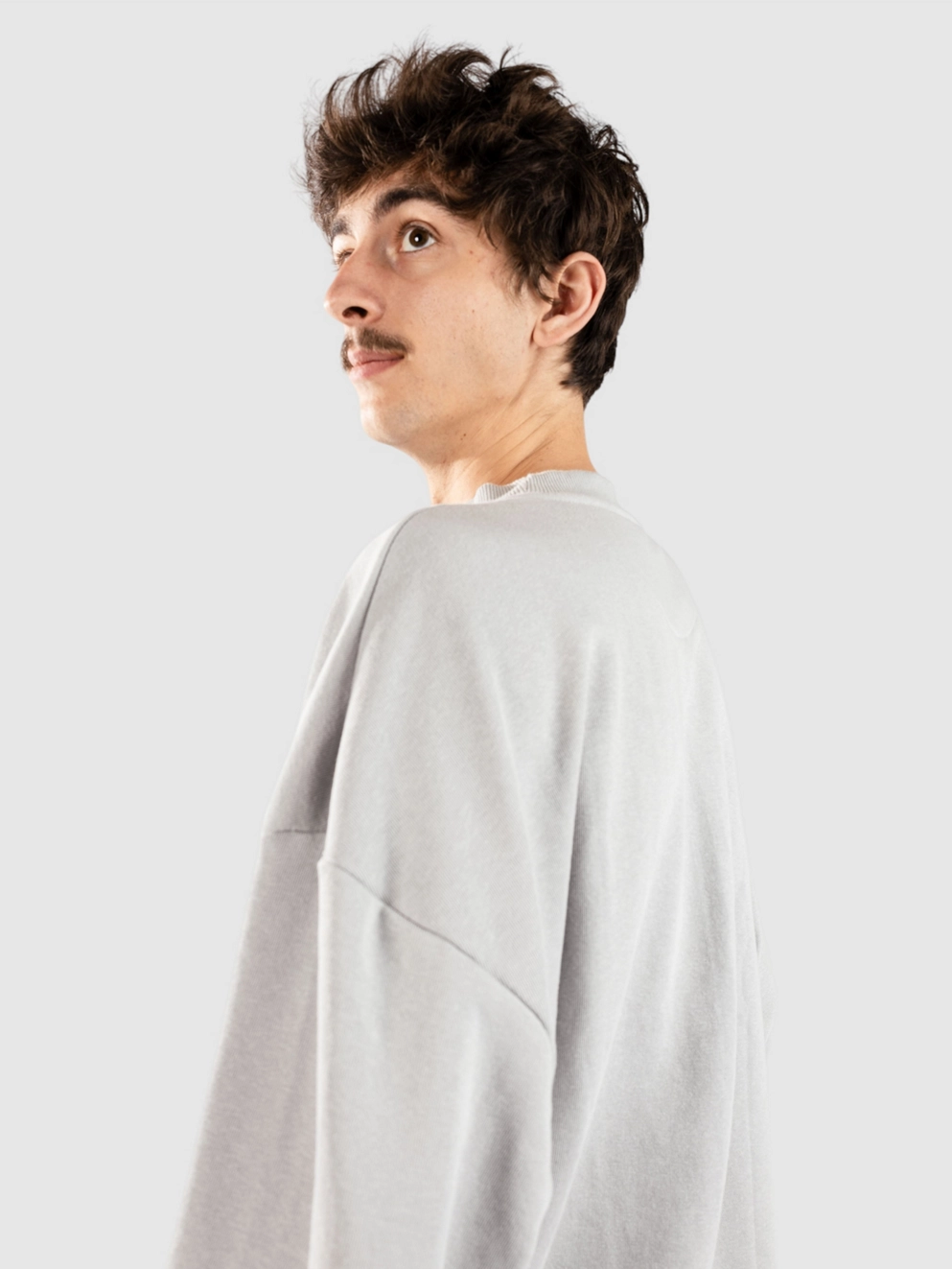 Urban Classics Light Terry Crew Sweater lightasphalt