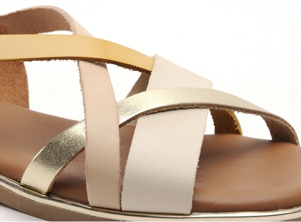 Studio scarpe nu pieds plats femme sn34539 639 or