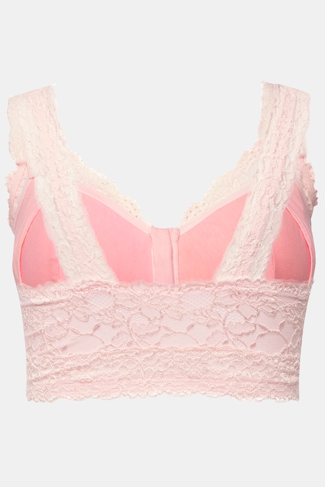 Bralette, Spitze, Reißverschluss, ohne Bügel