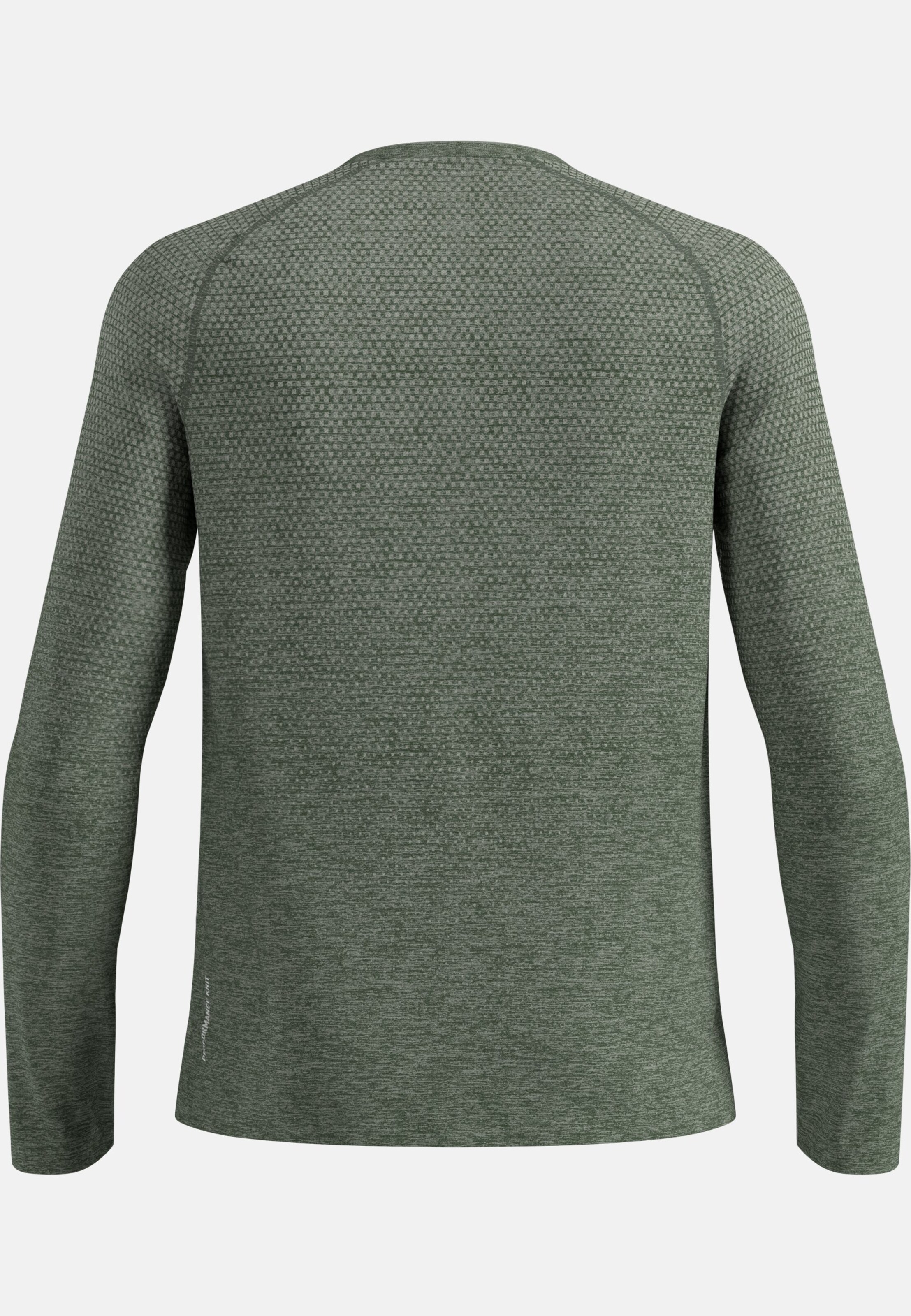 Essentials Seamless Langarm-Laufshirt in shadow melange