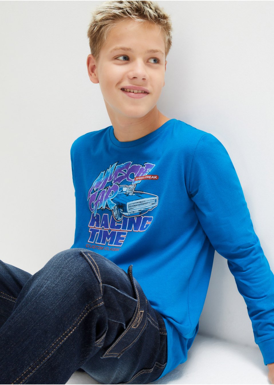 T-shirt manches longues garçon