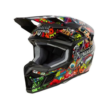 Casque cross O'Neal 3SRS - CRANK V24 2024 - Multicolore