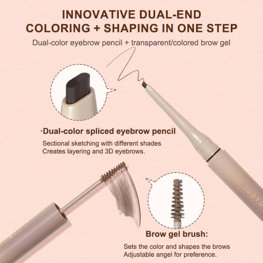 Judydoll - Duo Wenkbrauwpotlood - 3 Kleuren