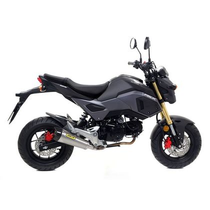 Silencieux Arrow X-Kone nichrom embout carbone - Gris