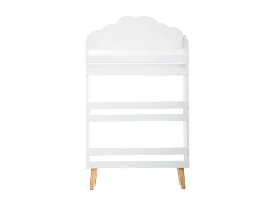 Bibliothèque Enfant Nuage blanc 3 étagères