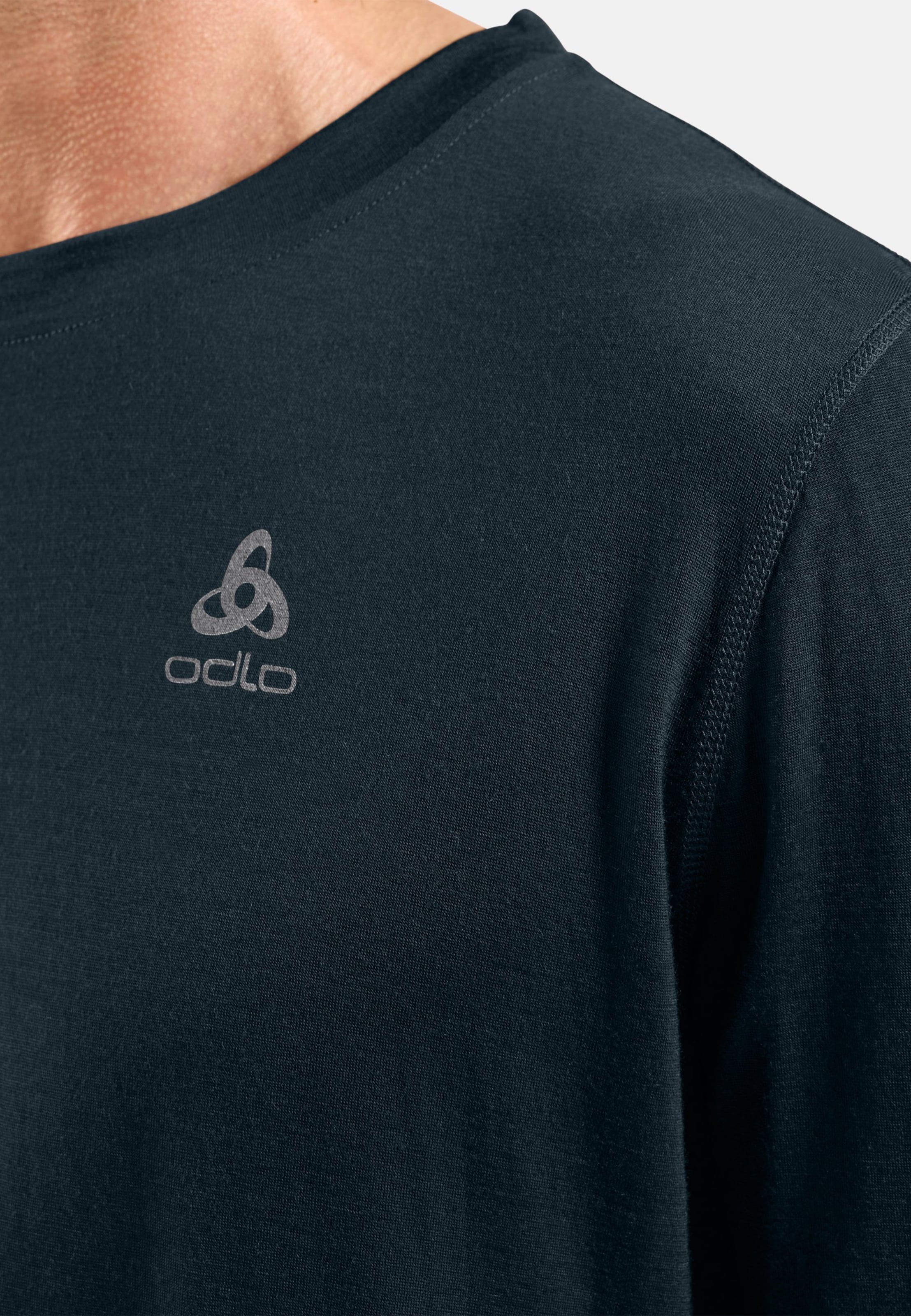 Natural Merino 160 Base Layer Langarmshirt in dark sapphire