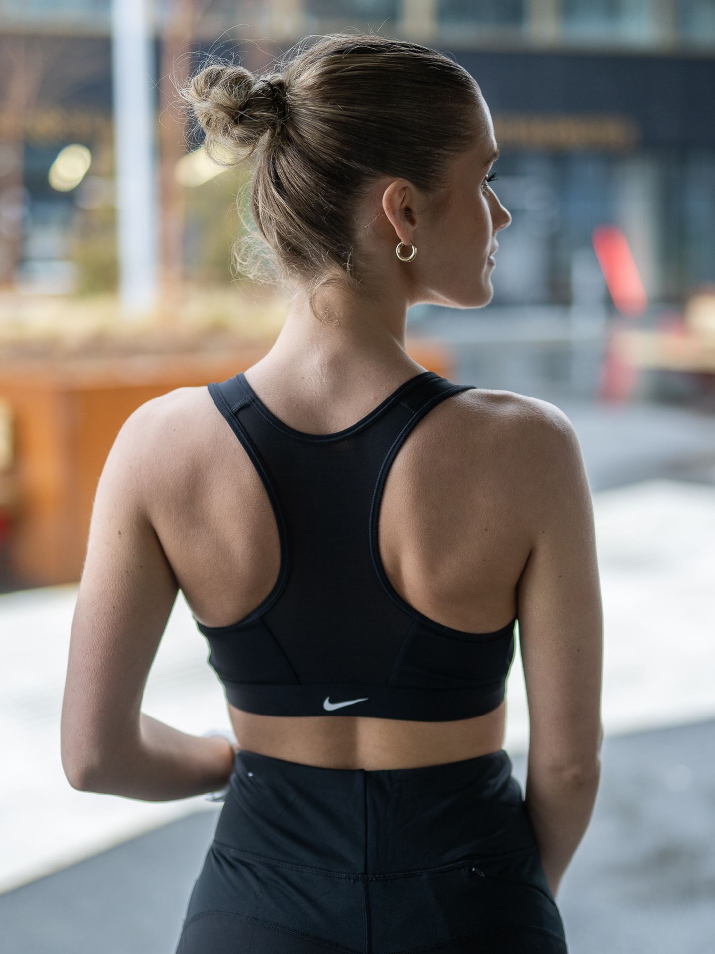 DF Swoosh Zip-Front Bra