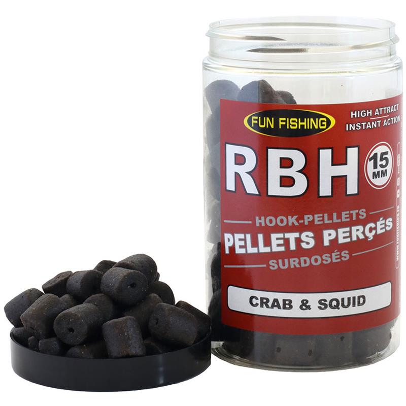 Pellets Perçés Fun Fishing Rbh Surdosés