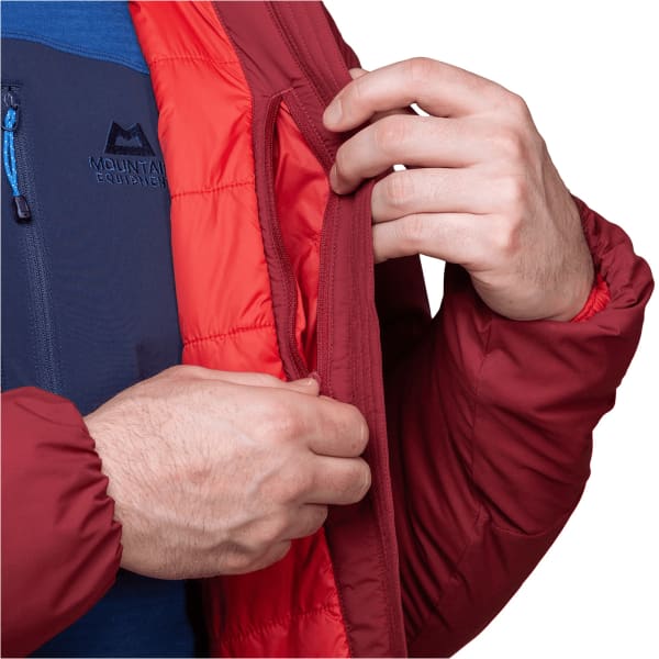 Doudoune randonnée MOUNTAIN EQUIPMENT ANDOLA HOODED M JKT MERLOT
