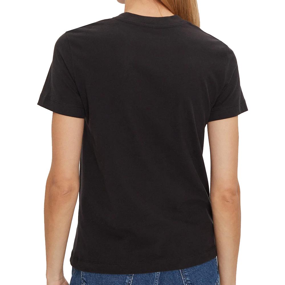 Calvin Klein Jeans T-shirt Noir Femme Calvin Klein Jeans Chenille