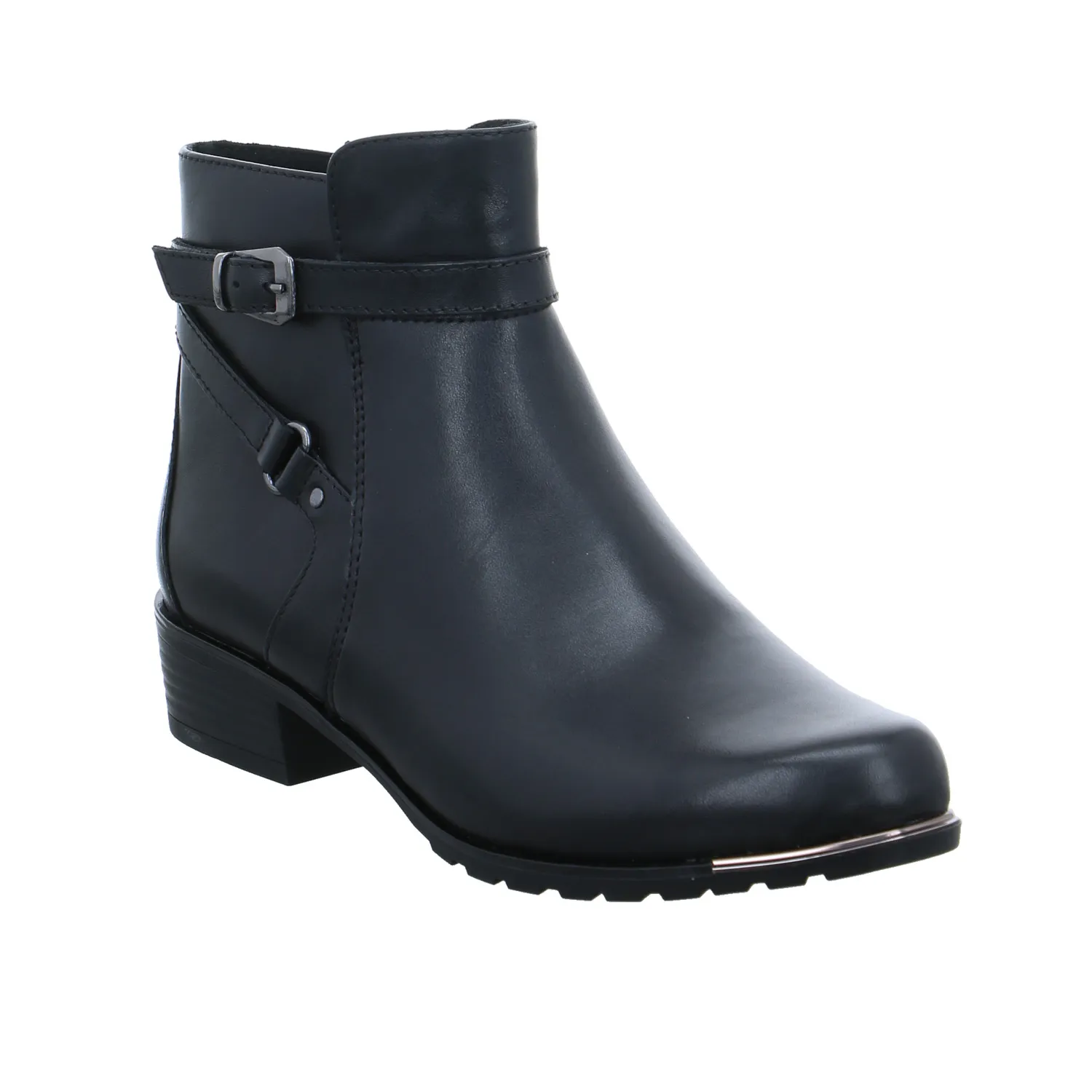 CAPRICE Stiefelette Schwarz Leder