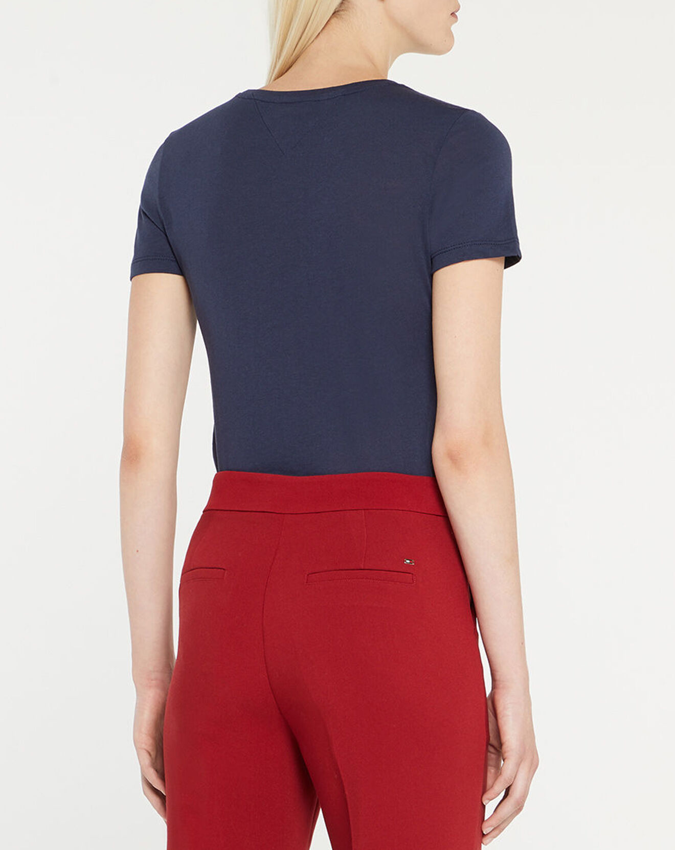 Tommy Jeans T-Shirt Essential Logo bleu marine