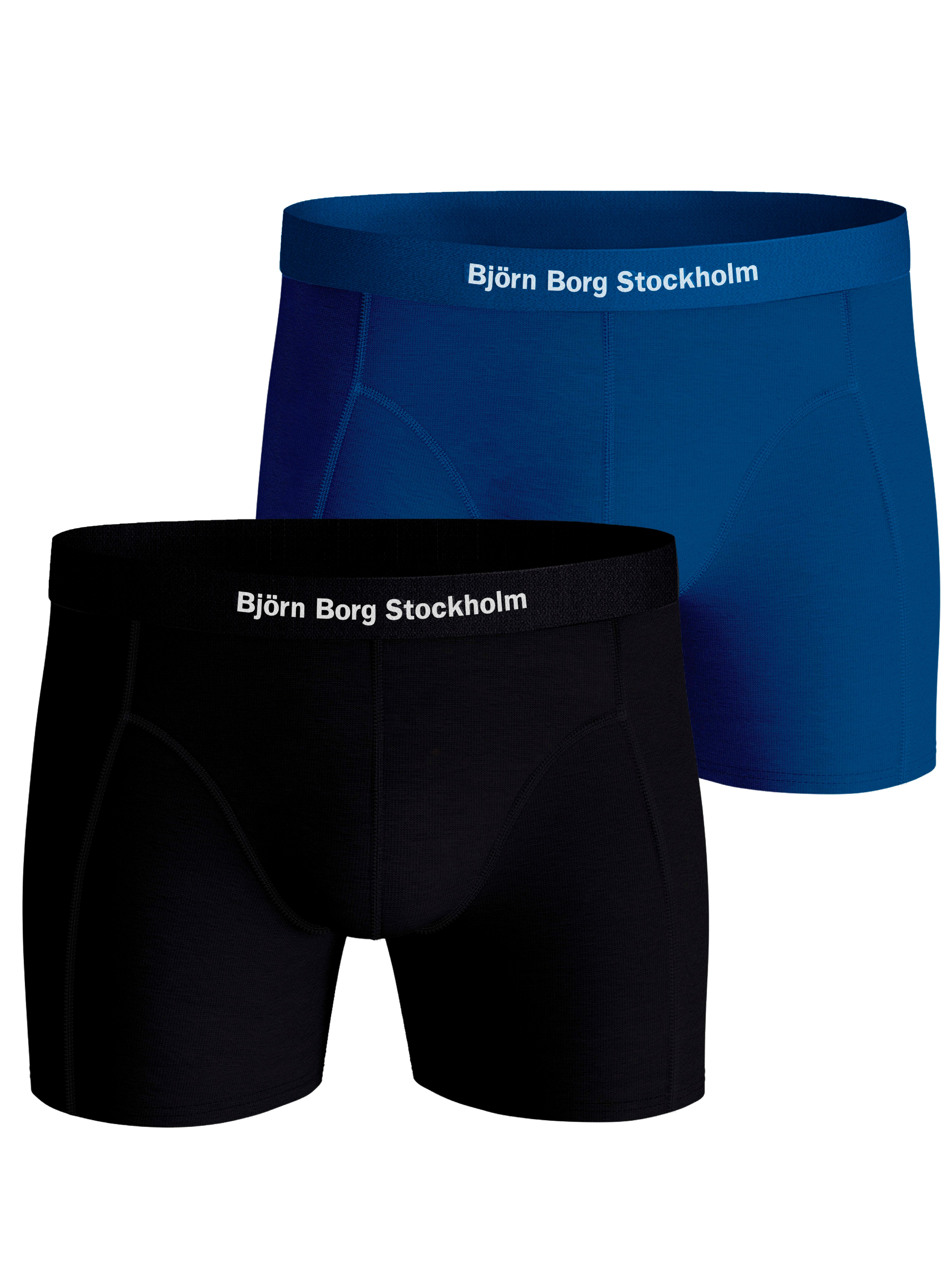 Lyocell Boxer Herre 2pk MP002 - Black/Blue