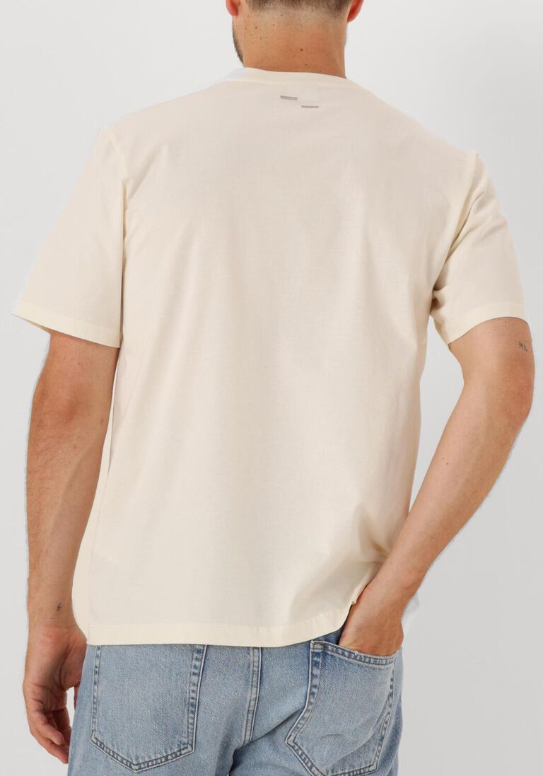 ecru filling pieces t-shirt t-shirt embroidered knot
