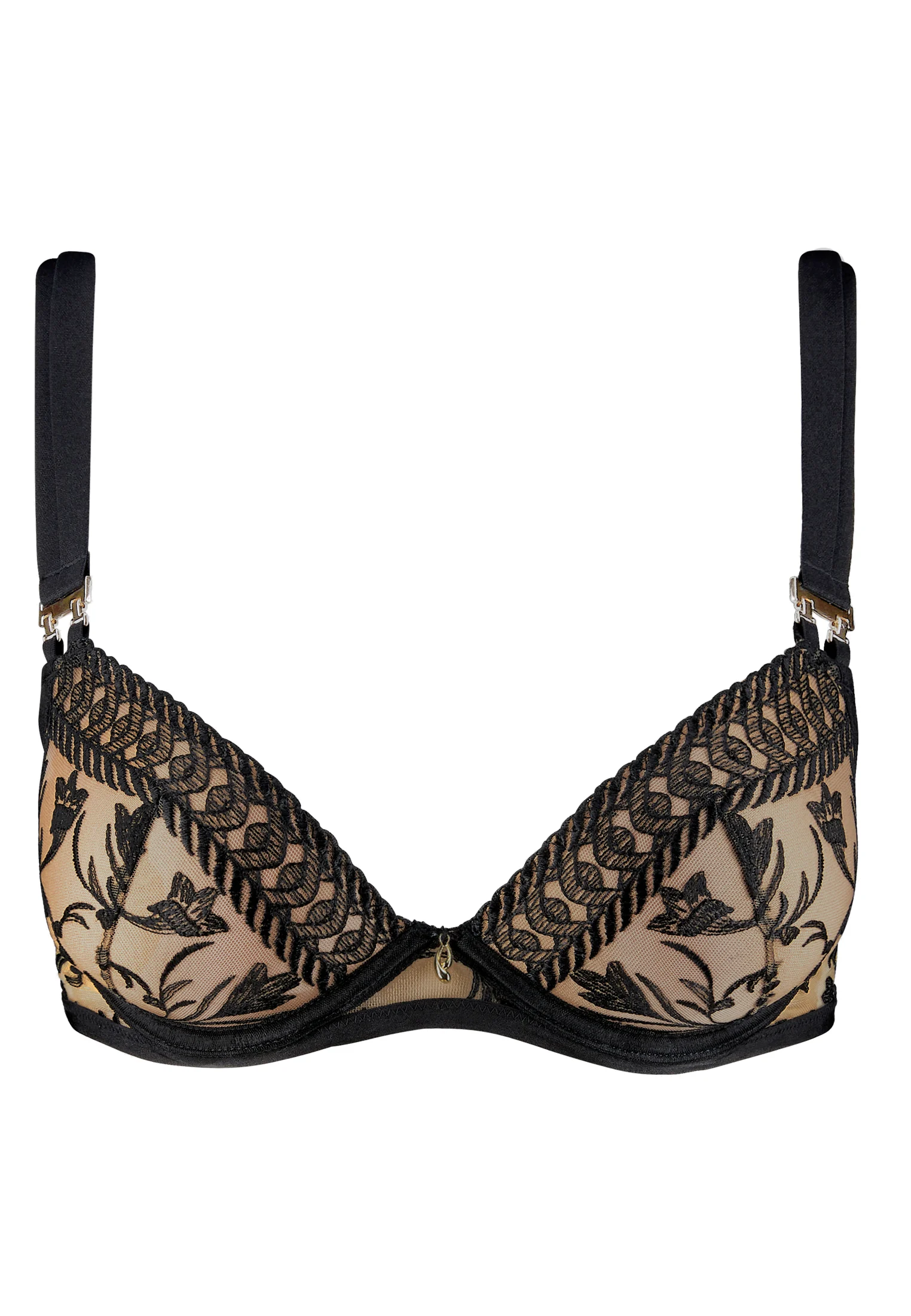MAGNETIC SPELL - Soutien-gorge push coque | Noir