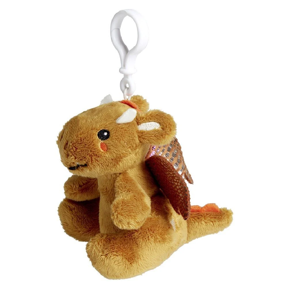 Porte-clé peluche dragon 4 coloris