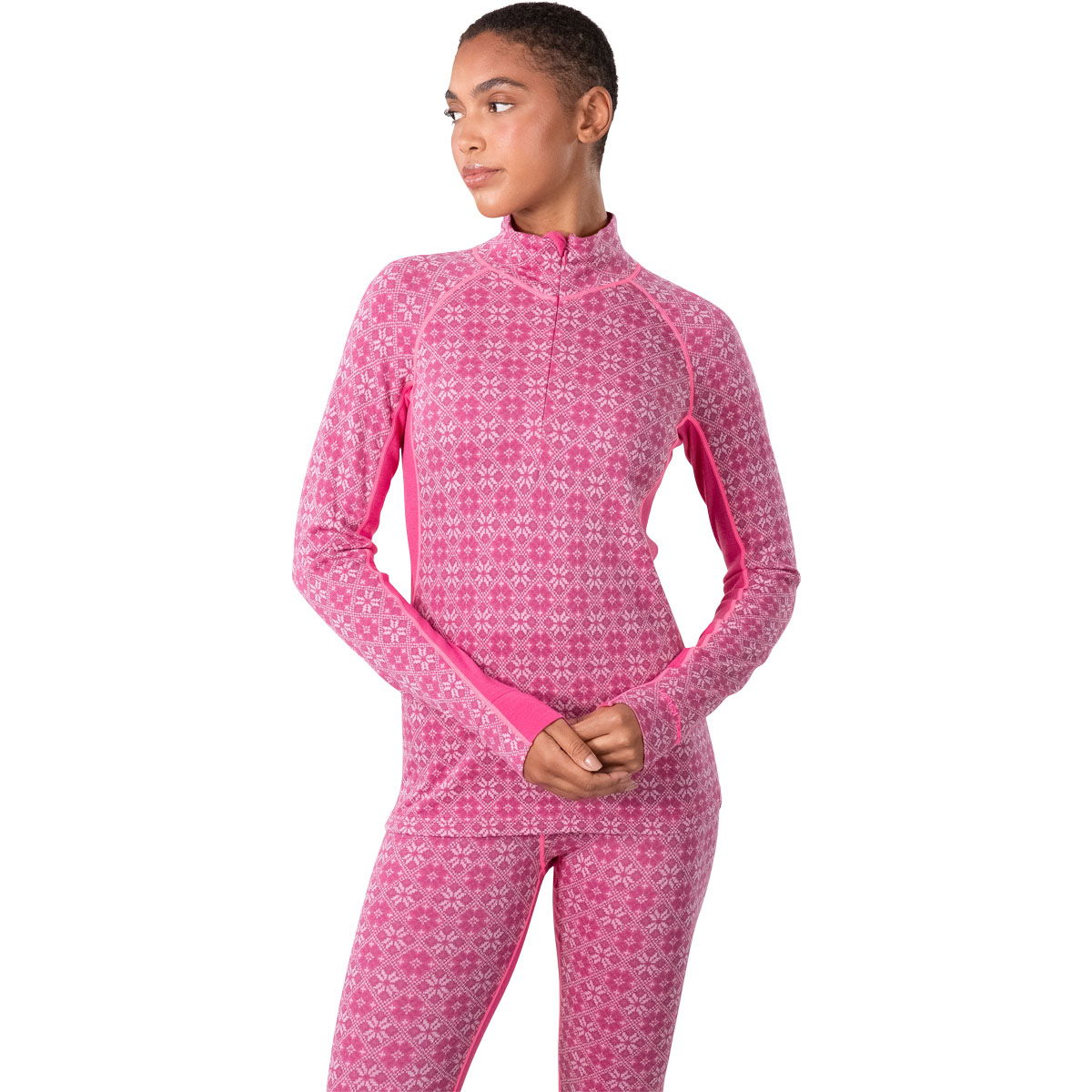 Kari Traa Rose Merinould Light 1/2 Zip Skiundertrøje Dame