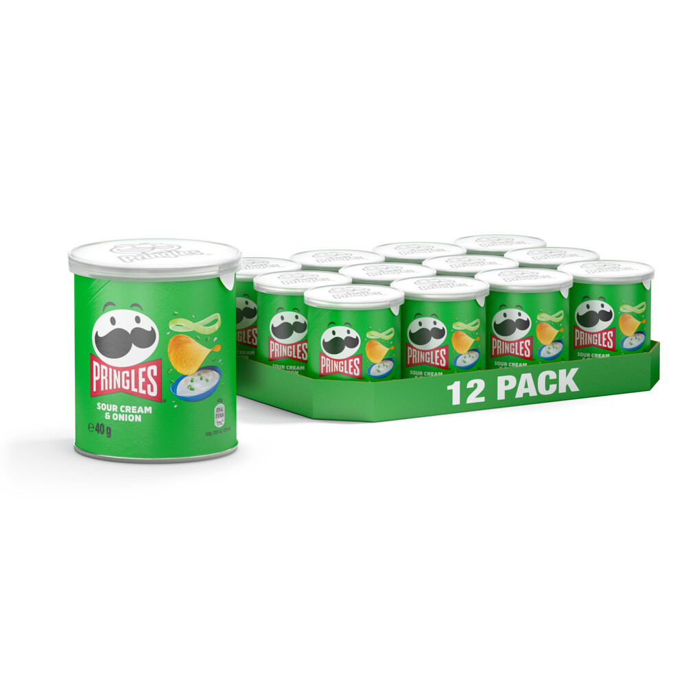 Pringles Chips Sour Cream & Onion12 x 40 gr