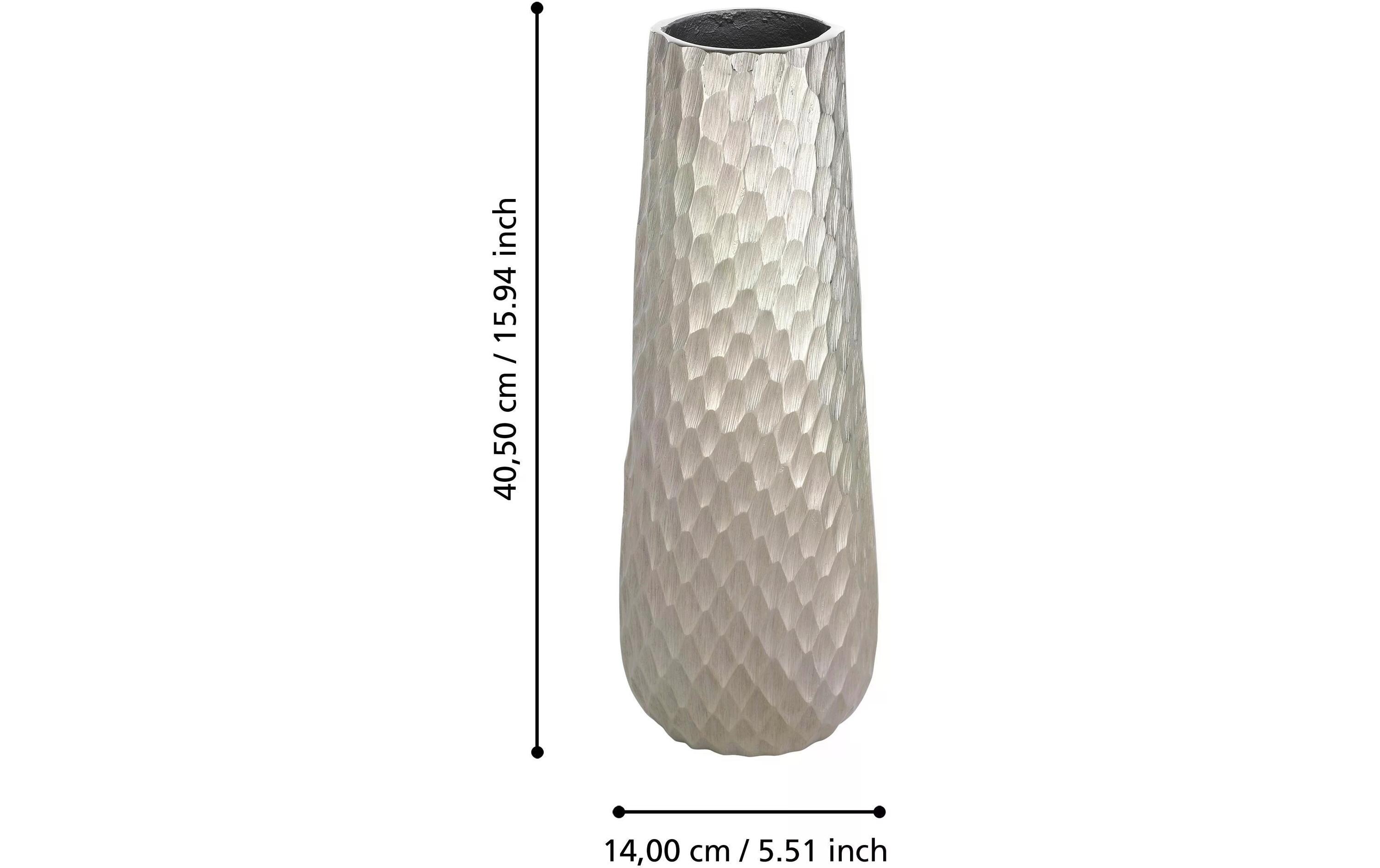 Vase Nilgaut 40.5 cm, SilberBlumenvase